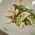 Haru Haru's cooksnap of when they made 鶏むね肉アスパラマヨマスタード和えサラダ.