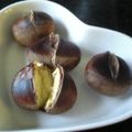 yumanan's cooksnap of when they made ■焼いた栗■　　.
