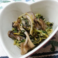 チーアム's cooksnap of when they made 豆苗と舞茸の酢醤油炒め.