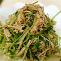 くま～ま's cooksnap of when they made 豆苗とキノコのナムル.