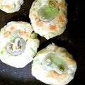 ｽﾞﾎﾞﾗﾝ's cooksnap of when they made Θそら豆ｸﾝのもちふわお焼きΘ◡Θ.