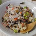 ノニー's cooksnap of when they made 枝豆と高菜ピラフ.