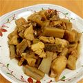あけにゃむ's cooksnap of when they made 鶏肉とレンコンの甘辛煮.