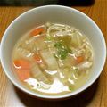 msft5632's cooksnap of when they made しょうがたっぷり白菜スープ.
