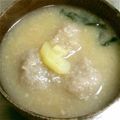 つりTOM's cooksnap of when they made シャキシャキ＆モチモチ◆レンコンつみれ汁.