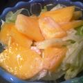 maruru-nn's cooksnap of when they made 柿とレタスの超特急サラダ.