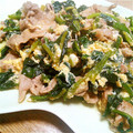 ひとみん0921's cooksnap of when they made ほうれん草と豚肉炒め☆.