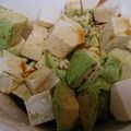 shirokarin's cooksnap of when they made 塩豆腐とアボカドのわさび醤油和え.