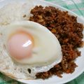 もりはん's cooksnap of when they made アジアン香味肉そぼろでガパオ風.