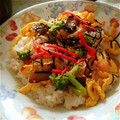 shizuとreo's cooksnap of when they made 簡単散らし寿司.