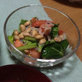 もり公's cooksnap of when they made 小松菜とトマトの和風サラダ。.