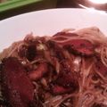 ちりれんげ's cooksnap of when they made 鴨ねぎパスタ　バルサミコ風味.