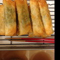 tikomako's cooksnap of when they made ささみ＆大葉の梅ねぎマヨ春巻き　どすぇ.