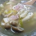 みかぱちこ's cooksnap of when they made きのこ＆葱のホッとする(〃ｕдｕ）スープ.