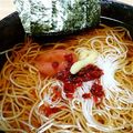みーぬみーぬ's cooksnap of when they made 低カロリーで夜食にも○!!梅そうめん｡*.