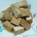 ごーや3's cooksnap of when they made 麺つゆで簡単！厚揚げと小松菜の煮物.