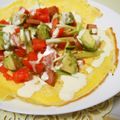 あーもこ's cooksnap of when they made パンケーキよりヘルシー♪サラダクレープ.