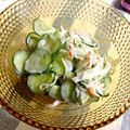 プリンすとろー's cooksnap of when they made ＊簡単きゅうりとカニカマのマヨサラダ＊.