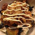 ゆずLOVER's cooksnap of when they made ✿豚バラとナスの豚キムチマヨがけ丼✿.