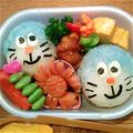 ヒロちんママ's cooksnap of when they made ドラえもん☆キャラ弁.