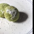 0ino0's cooksnap of when they made しっとり抹茶スノーボール.