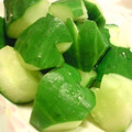たもたん's cooksnap of when they made 塩のみ！簡単きゅうりの漬物.