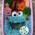 ＴＯＭＯｍａｍａ。。's cooksnap of when they made 青色ご飯でキャラ弁☆クッキーモンスター.
