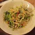 オレンジガーゼ's cooksnap of when they made ◇居酒屋風◇水菜ともやしのホットサラダ.