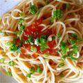 hikaruko33's cooksnap of when they made 一人分ランチ☆簡単たらこパスタ.