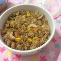 merci0u0's cooksnap of when they made 炊飯器ｄｅ和風カレーピラフ.