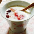 広野のタイタン's cooksnap of when they made 身体ぽかぽか✿甘酒いちご小豆ミルク✿.
