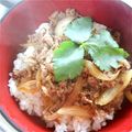 mosss's cooksnap of when they made ささっと牛丼.