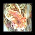 mariko75k's cooksnap of when they made 簡単★エビとトマトとツナのパスタ.