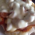 ナガヲ's cooksnap of when they made フライパンでチーズ餅ピザ.