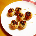 komutatata's cooksnap of when they made ちくわで♡さんがの焼き鳥風.