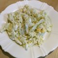 3姉妹ちゃんママ's cooksnap of when they made カリフラワーとゆで卵のサラダ.