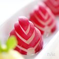 tiha's cooksnap of when they made ★ラディッシュ飾り切り★.