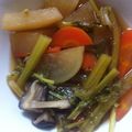あいはるファイター's cooksnap of when they made 家庭の味；大根とこんにゃくと人参の煮物.