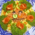 白雪ベーカリー's cooksnap of when they made ひな祭りキャラ弁＊おひな様ピンチョス.