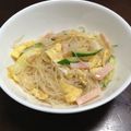 サンコママ's cooksnap of when they made 調味簡単＊我が家の定番＊春雨サラダ.