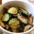 おうすけママのんこ's cooksnap of when they made なすとズッキーニとシイタケの塩麹炒め.