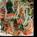 さのsan's cooksnap of when they made ナムル風＊もやしとほうれん草のお浸し.