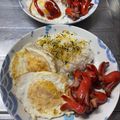 ★なみ☆'s cooksnap of when they made ウインナー目玉焼きプレート.