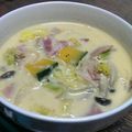 ff-baby's cooksnap of when they made 簡単!かぼちゃとキャベツのミルクスープ.