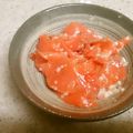 古都ちゃんまま's cooksnap of when they made おつまみに！塩麹ＤＥスモークサーモン.