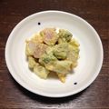 assari＊'s cooksnap of when they made アボカドとかまぼこのサラダ.