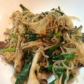 3mincookin's cooksnap of when they made きのこと糸こんにゃくのガーリック炒め.