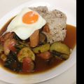 ハワハワイ's cooksnap of when they made ナス・完熟トマト・ズッキーニスープカレー.