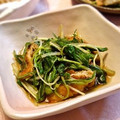 平井婦人's cooksnap of when they made 水菜と焼き油揚げの煮びたし.