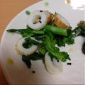 さおにゃんこ✨'s cooksnap of when they made ちくわと菜の花のごま和え.